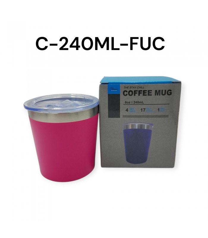 VASO/GUAMPA FUXIA 240ML