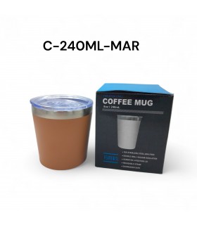 VASO/GUAMPA MARRON 240ML