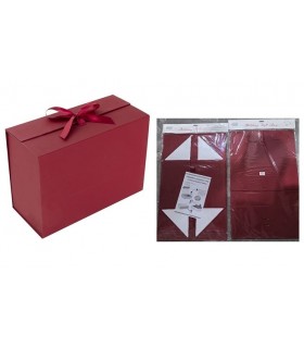 CAJA ROJA DE REGALO 39X20X17.5CM