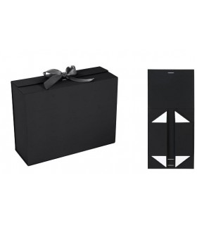 CAJA NEGRA DE REGALO 28X20X9CM