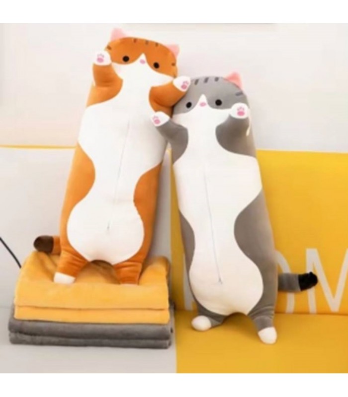 PELUCHE ALMOHADA GATO 60CM