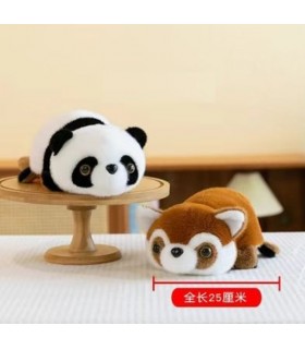 PELUCHE PANDA/MAPACHE 25CM