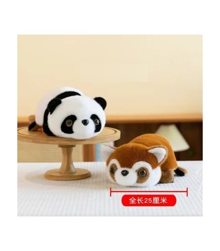PELUCHE PANDA/MAPACHE 25CM