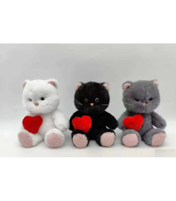 PELUCHE GATITO CON CORAZONCITO