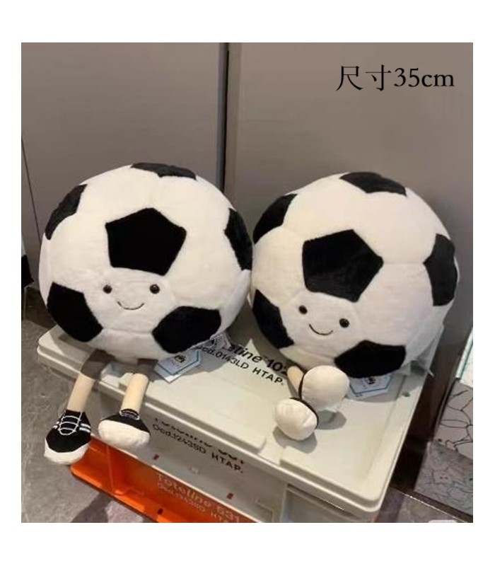 PELUCHE BALÓN DE FUTBOL 35CM
