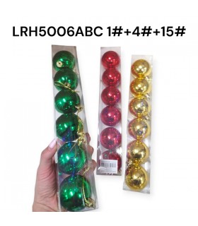 BOLA NAV 5CM 6PC SURTIDO