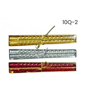 VELA TORNEADA 25CM PAQ DE 2UNID