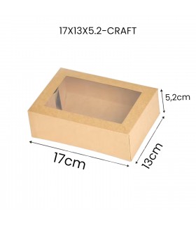 CAJA CON VISOR 17X13X5.2CM