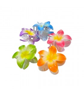 HEBILLA DE PELO FLOR 8CM (PAQ 12UNID)