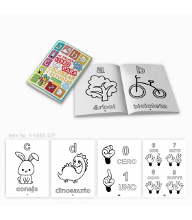 LIBRO PARA COLOREAR Y ESTUDIAR