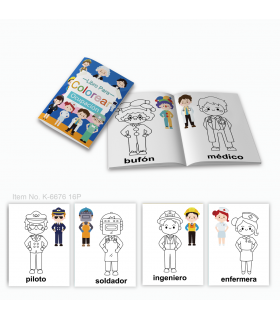 LIBRO PARA COLOREAR OCUPACION