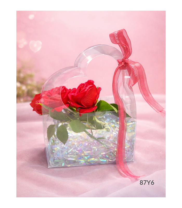 BOLSO DE REGALO TRASLUCIDO CORAZÓN