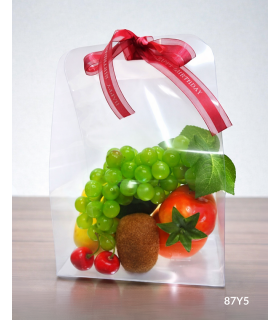 BOLSO DE REGALO TRASLUCIDO 18X27X11CM