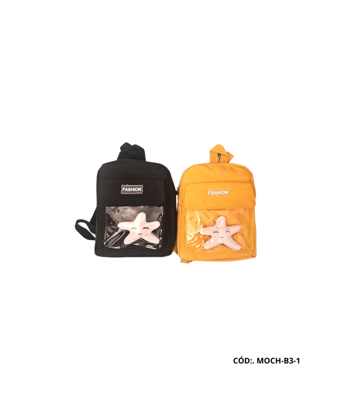 MOCHILAS CON ESTRELLA