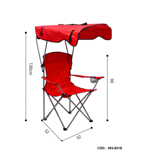 SILLA PLEGABLE CON TECHO