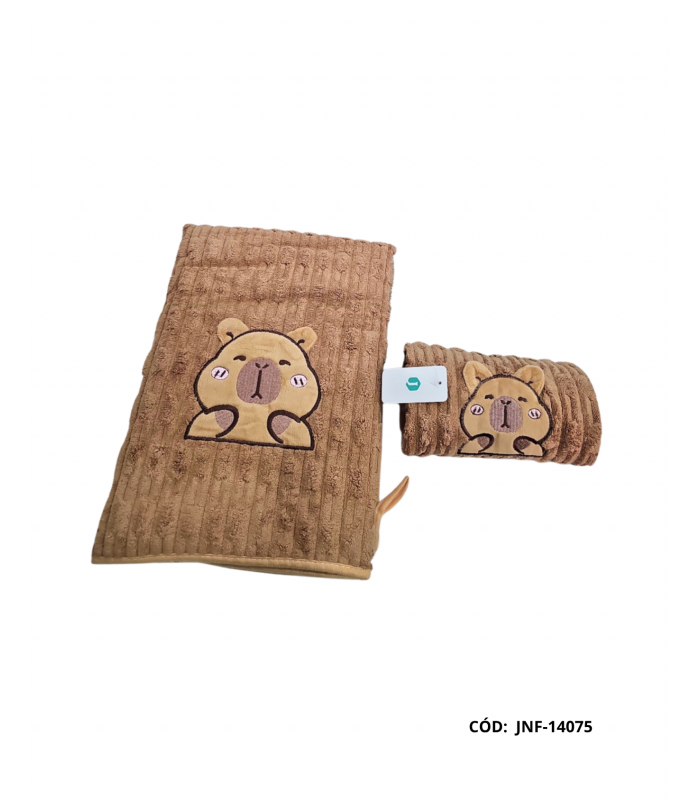 JUEGO DE TOALLA CAPIBARA