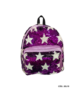 MOCHILA CON LENTEJUELAS