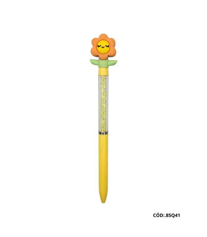 BOLIGRAFO DE FLORES