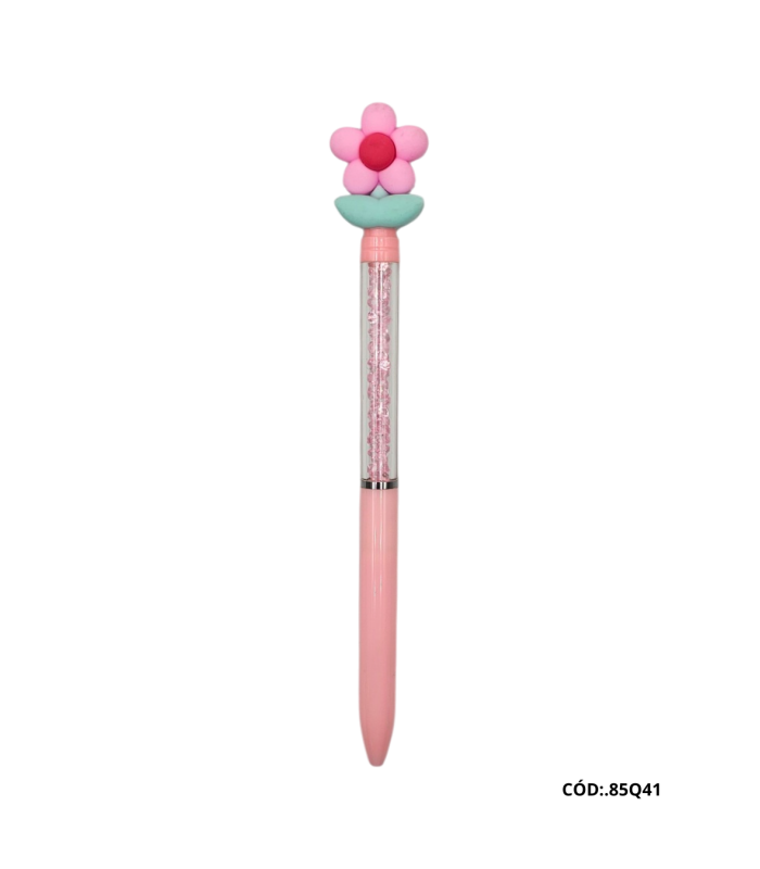 BOLIGRAFO DE FLORES