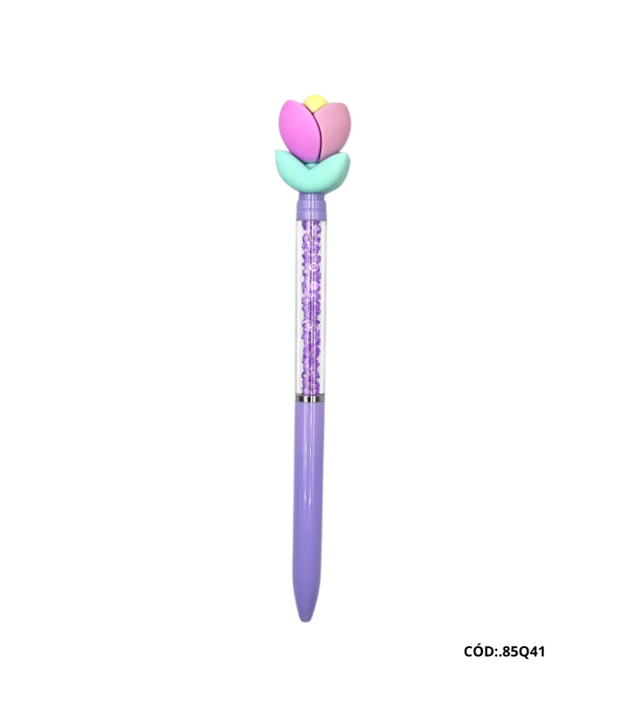BOLIGRAFO DE FLORES
