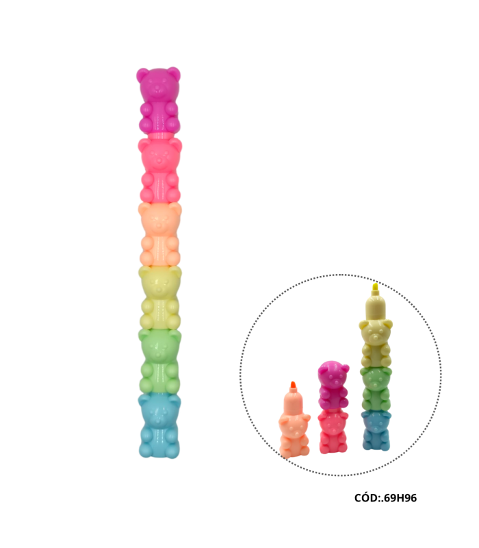 MARCADOR DE OSITO X6