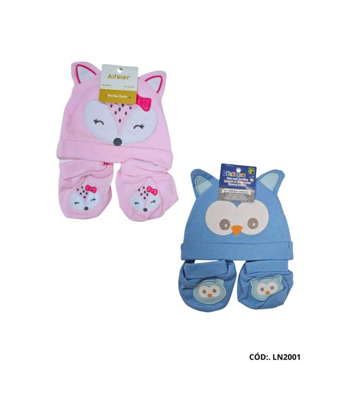 GORRA Y GUANTE PARA BEBÉ