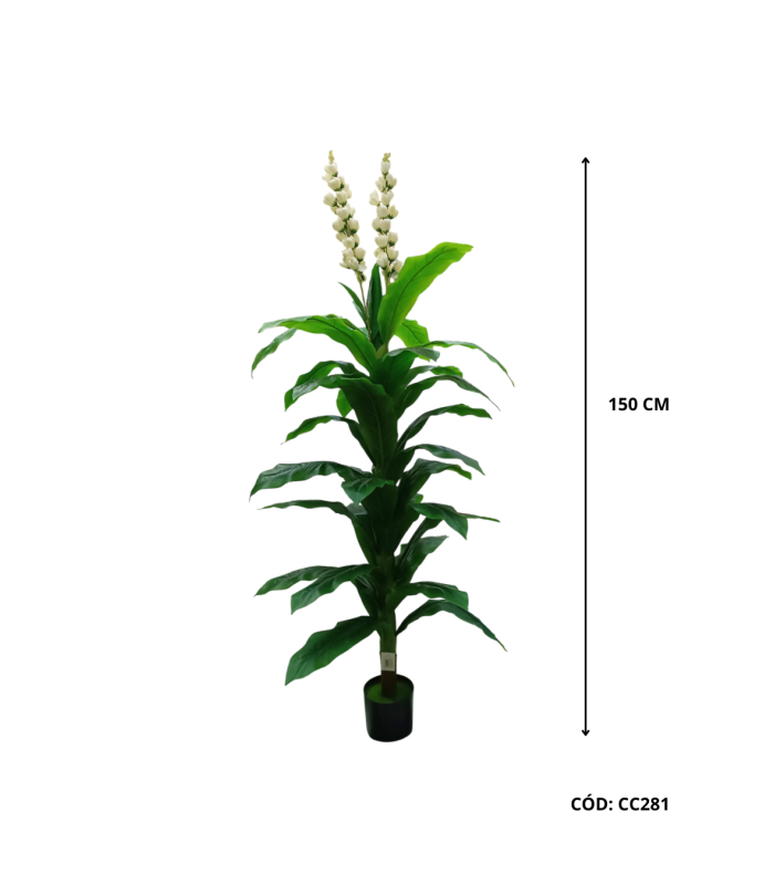 MACETA CON FLORES 150CM