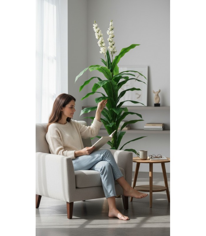 MACETA CON FLORES 150CM