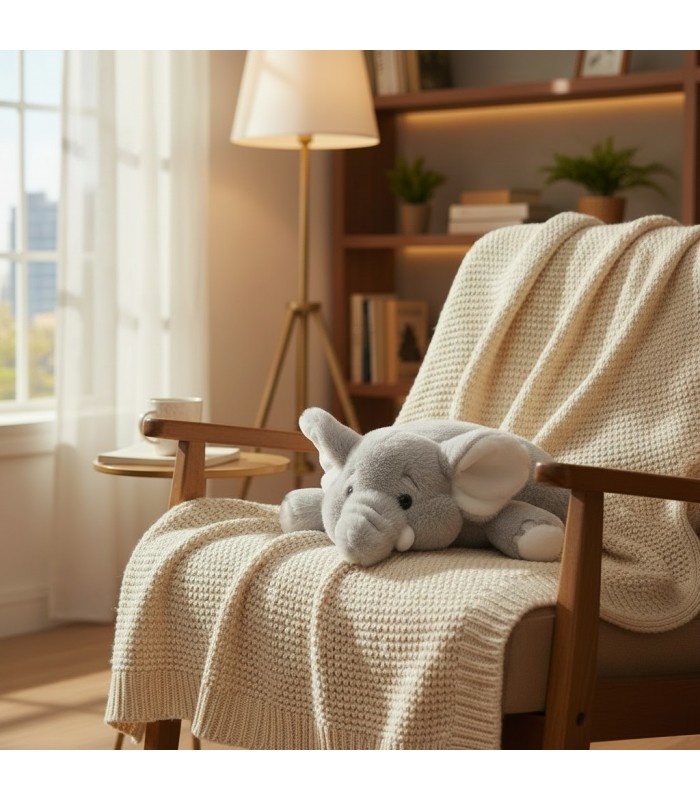 PELUCHE DE ELEFANTE 50CM